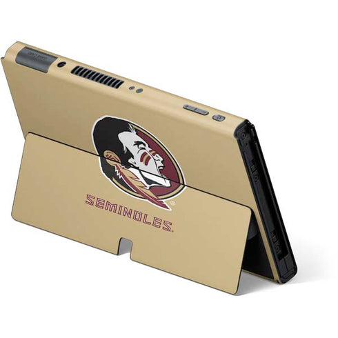 Florida State FSU Seminoles Logo Nintendo Switch OLED (2021) Skin